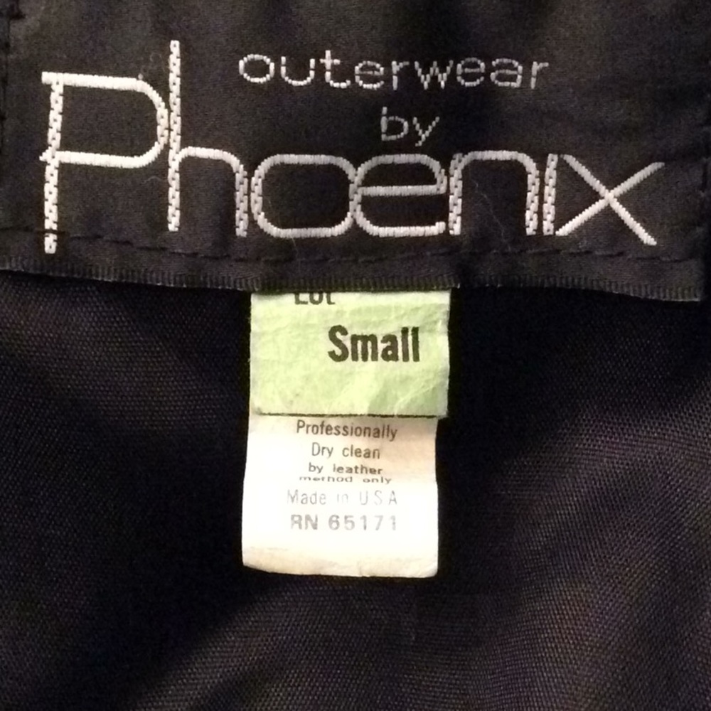 Phoenix Leather Jacket Size Small - image 8